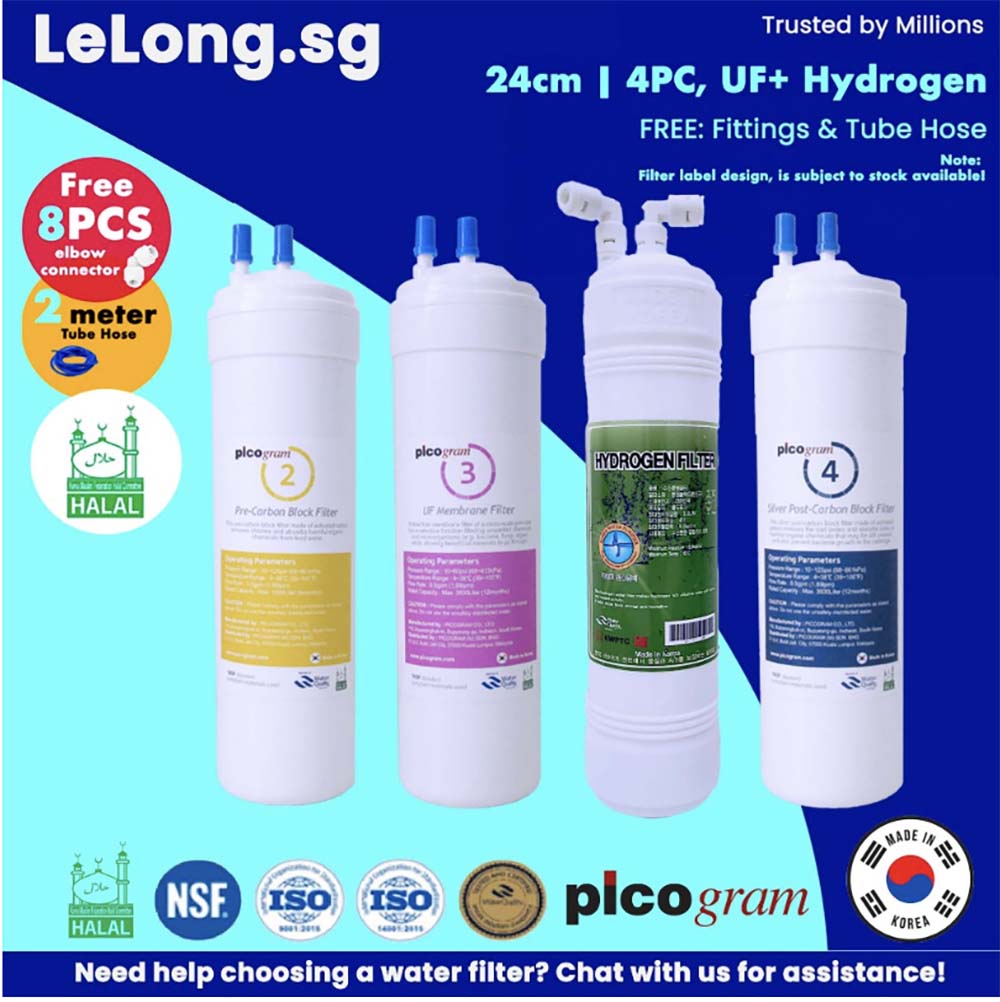 Ultra-Fine Hydrogen Alkaline Antioxidant 19cm, 24cm, 29cm, Korea Filters Cartridge for Korea Water Purifier