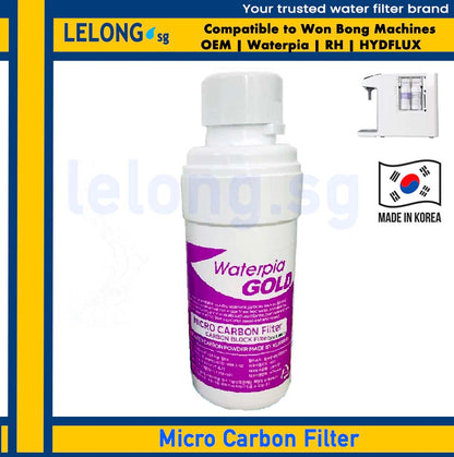 RH V series 3000  &amp; RH 2300 &amp; Hydroflux replacement Filter Cartridges Only, Filter 1, 3-in-1 Micro Carbon Filter + Filter 2, NanoFact Filter