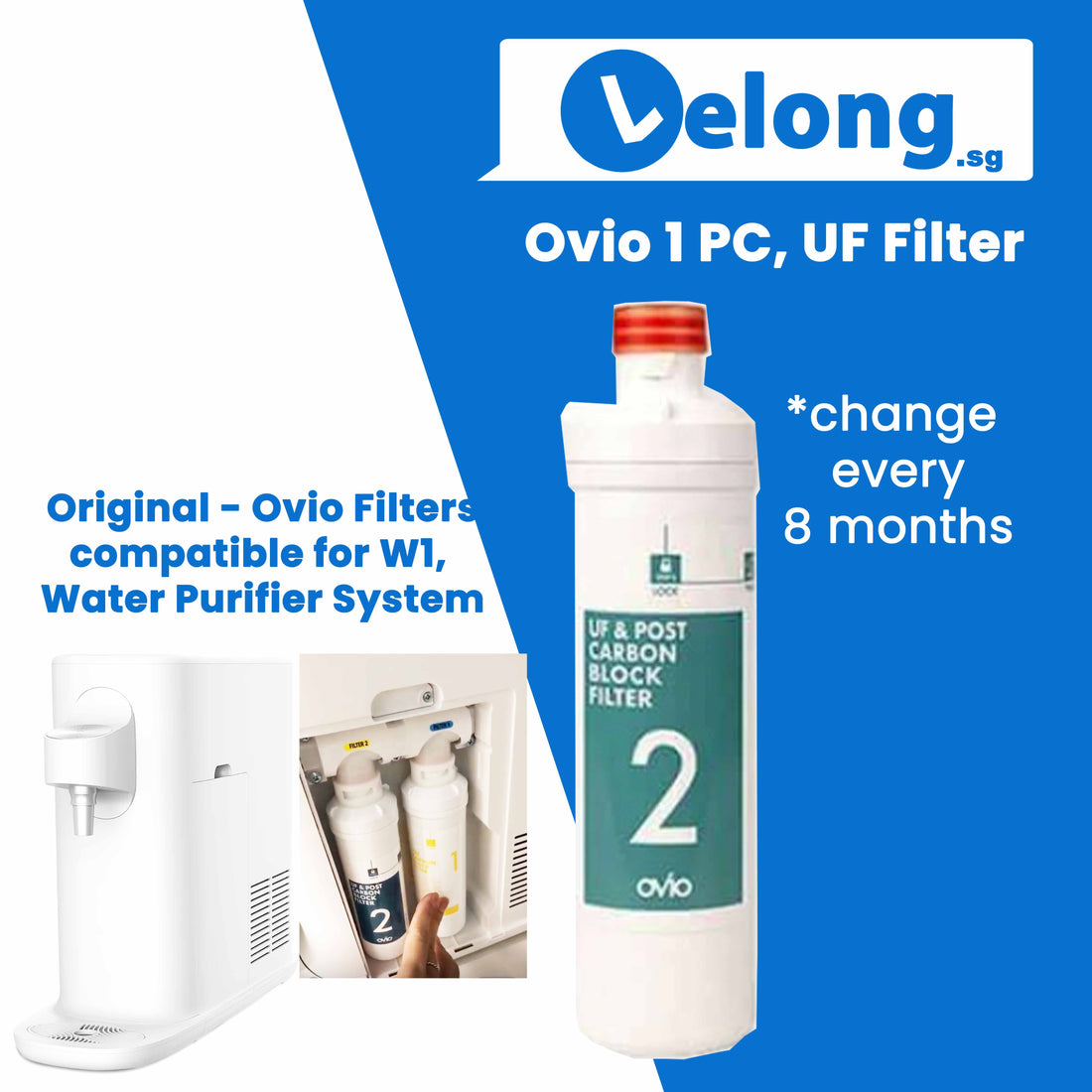 (Pre-Order 60 days) Ovio UF &amp; Post Filter