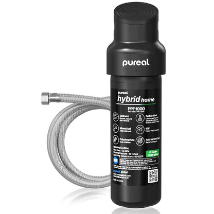 Pureal Hybrid Home PPU1000K Under Sink Water Filter System, 38,000 Litres, NSF 42 &amp; 372, food preparation, cooking, drinking &amp; showering